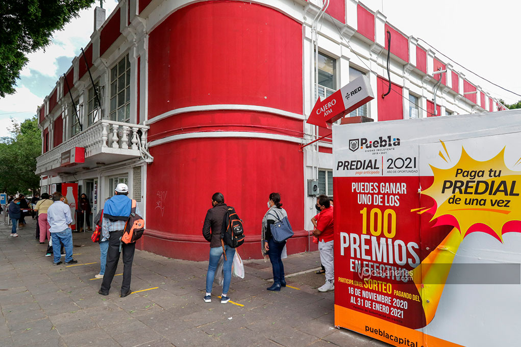 Ayuntamiento de Puebla recauda 478 millones de pesos con el pago predial