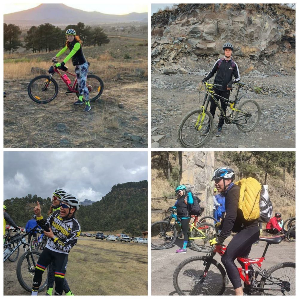 Se extravían 9 ciclistas en “El Aguacate”
