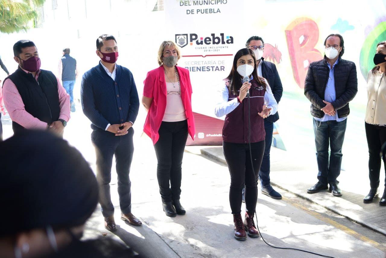 Dignifica Ayuntamiento de Puebla aulas escolares en San Sebastián de Aparicio