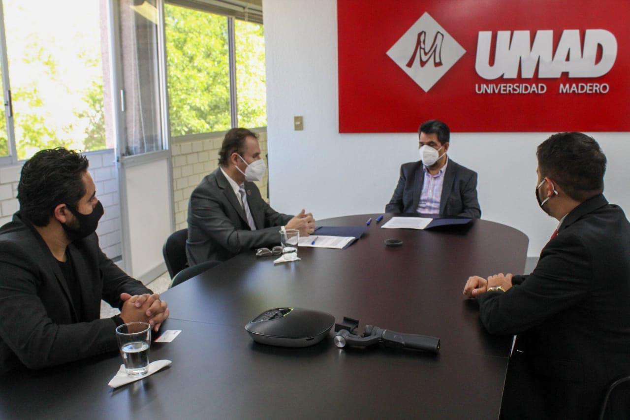 Firma IMACP convenio con Universidad Madero para programas de colaboración juvenil