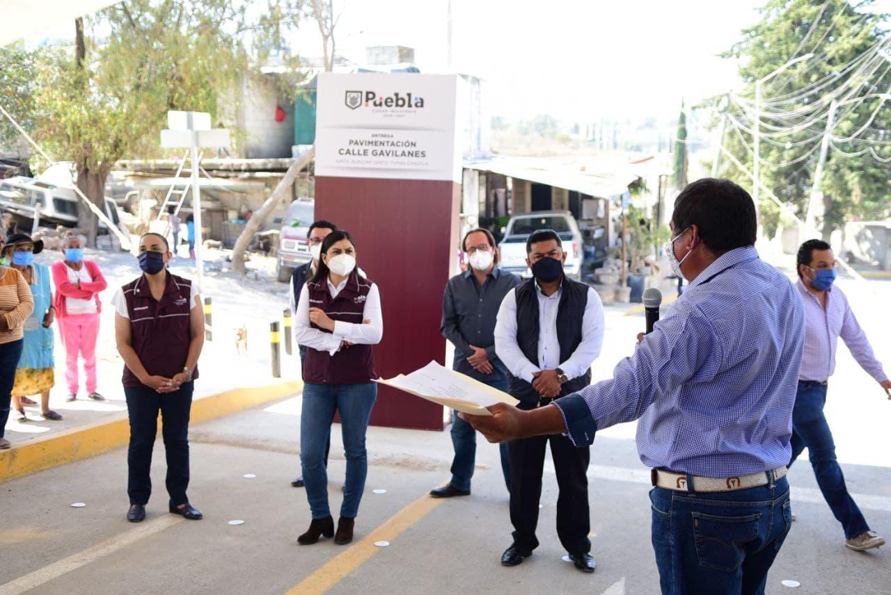 Ayuntamiento de Puebla invierte más de 10 millones de pesos en obras de justicia social al sur de la capital
