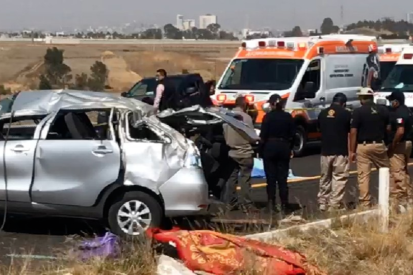 Fatal accidente en la Puebla-Atlixco deja dos muertos