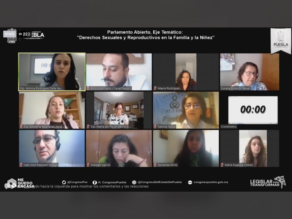 Congreso del Estado realiza tercera mesa de Parlamento Abierto sobre “Derechos Sexuales, Derechos Reproductivos y Aborto Legal”