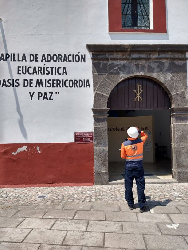 La Secretaría de Protección Civil y Gestión Integral de Riesgos concluye con inspección estructural de 50 templos