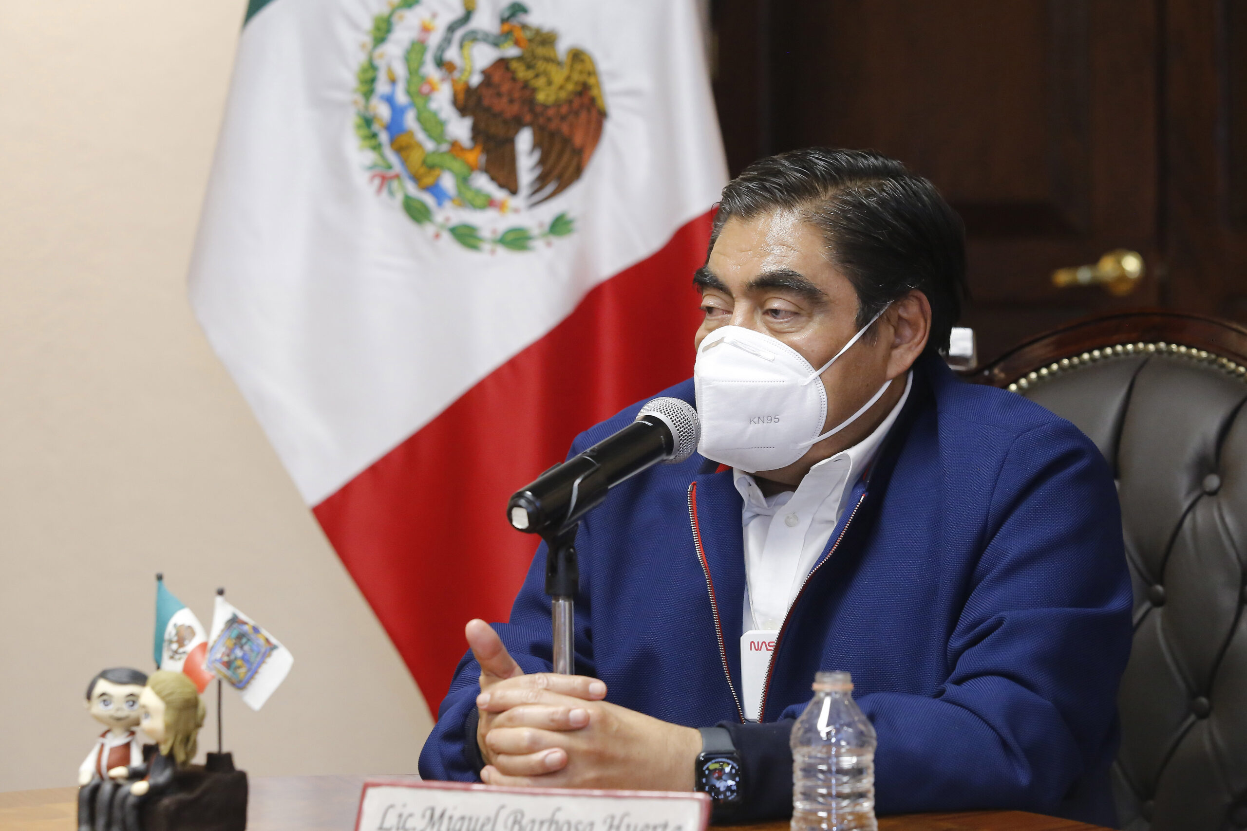 En Puebla está garantizada la aplicación de la vacuna, no habrá abusos: MBH