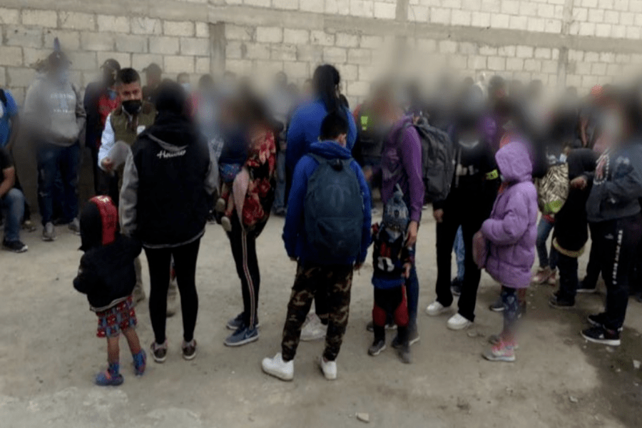 Rescatan a 136 migrantes en San Pablo del Monte