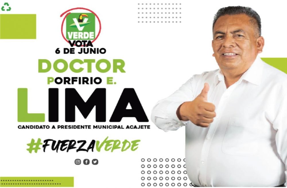 Desaparece el candidato a la alcaldía de Acajete por el Verde, Porfirio Lima