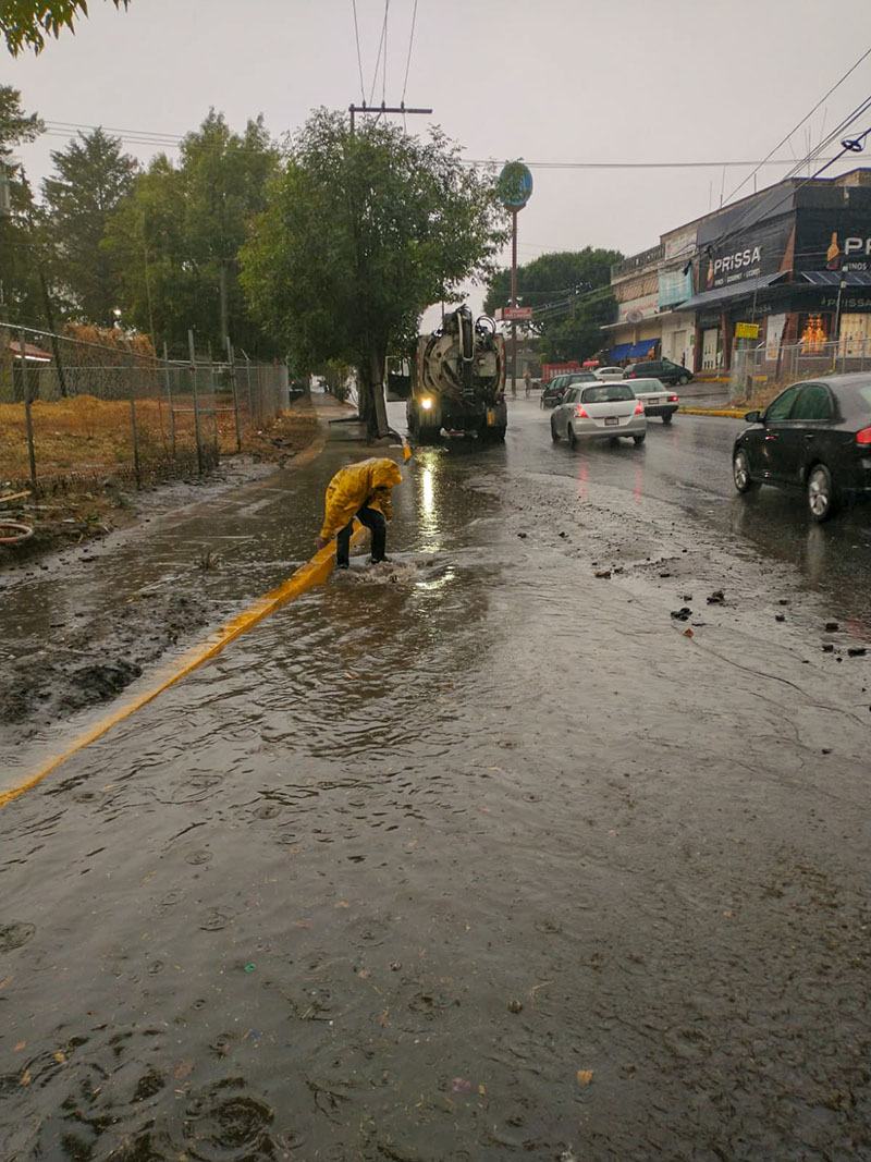 Agua de Puebla desazolvó 820 kilómetros de la red de drenaje de la ciudad