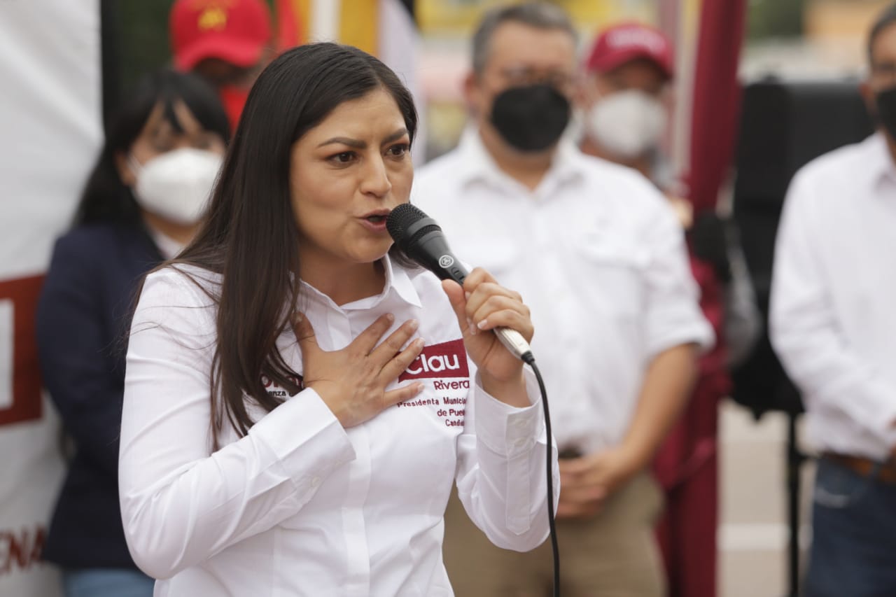 Anuncia Claudia Rivera la separación de la Secretaría de Infraestructura y Servicios Públicos