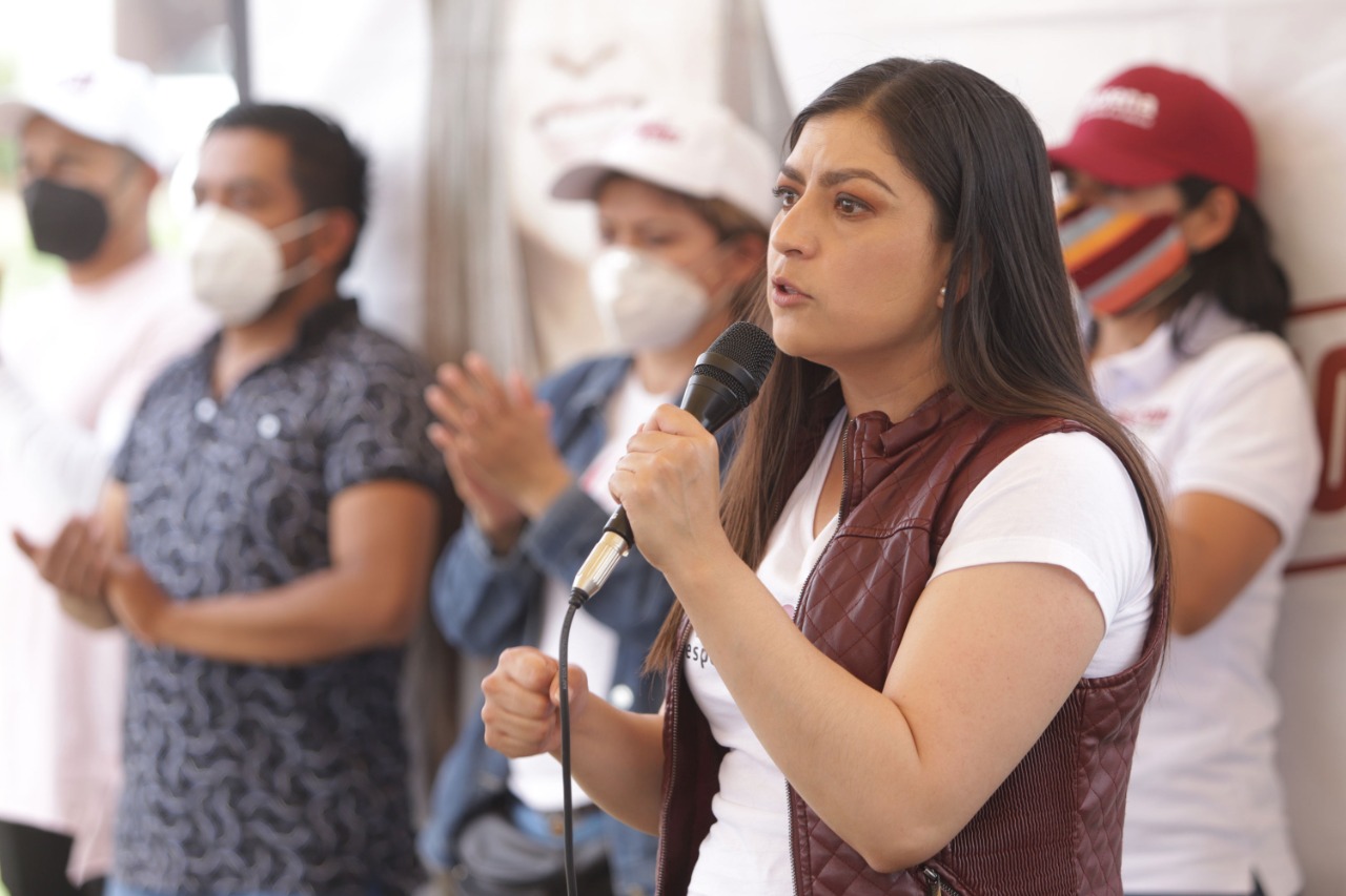 Reconoce Claudia Rivera que algún aspirante podría declinar por ERP en el debate