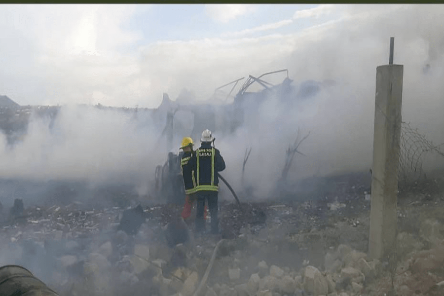Explosión de un polvorín en Sanctorum, Tlaxcala deja varios muertos y heridos (video)