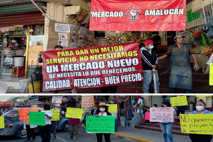 Gobierno estatal fue intermediario para destrabar el conflicto en el Mercado Amalucan