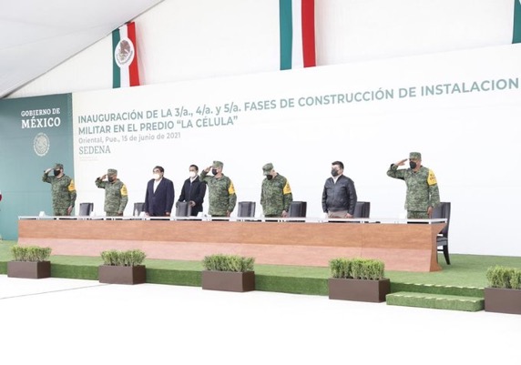 Gobierno estatal y Sedena inauguran tres fases en La Célula para la industria militar