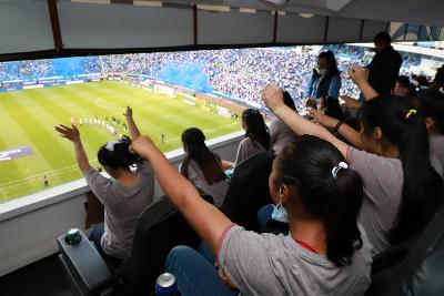 Gracias al SEDIF, poblanos disfrutaron partidos de La Franja en el Cuauhtémoc