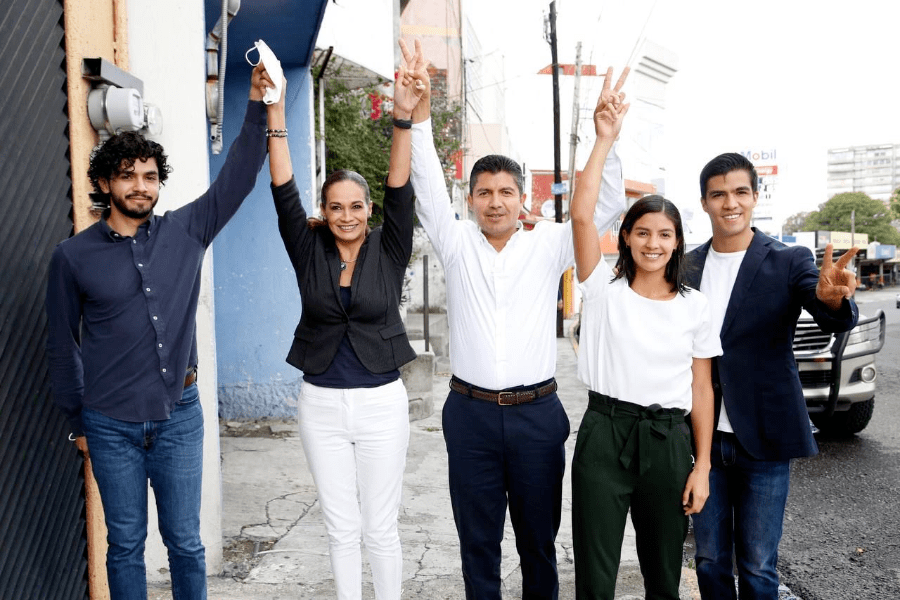 Lalo Rivera ya es presidente municipal electo de Puebla (fotos)