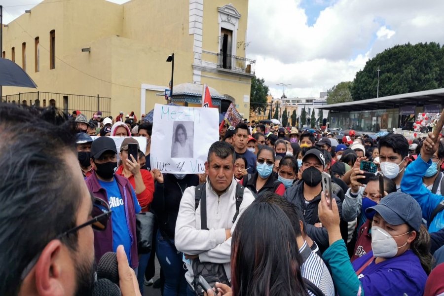 Manifestaciones desquician el Centro de Puebla