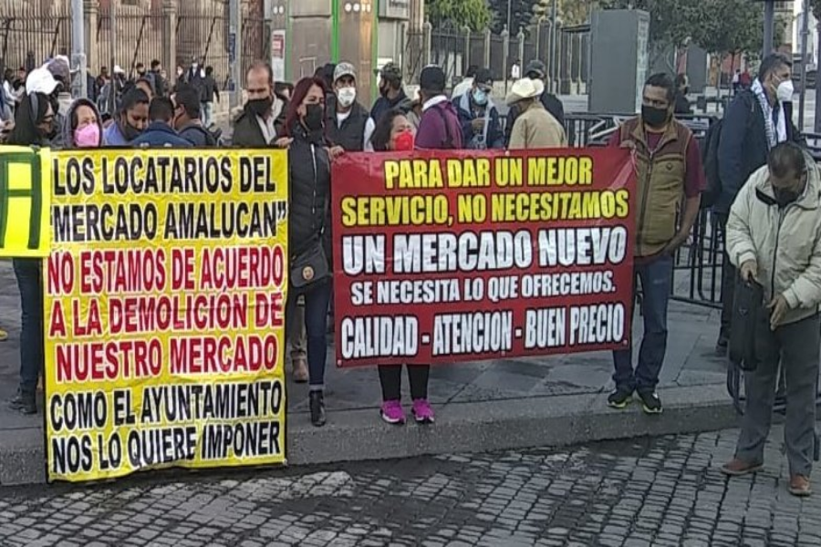 SEDATU cancela la remodelación del Mercado Amalucan por oposición de locatarios