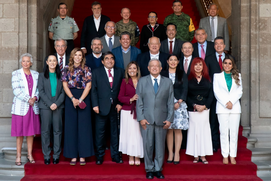 Participa Barbosa en reunión de AMLO con gobernadores de Morena