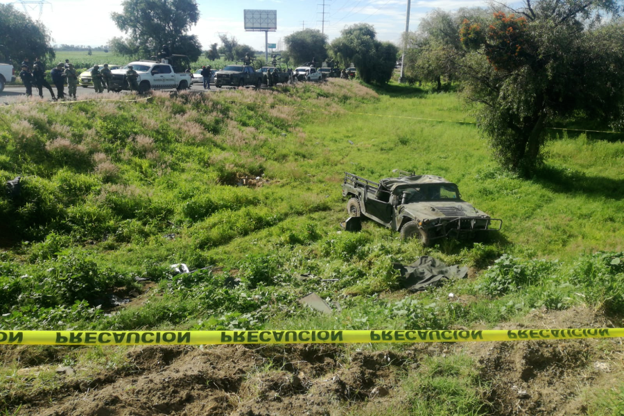 Un militar muerto y dos heridos tras accidente cerca del Aeropuerto de Huejotzingo