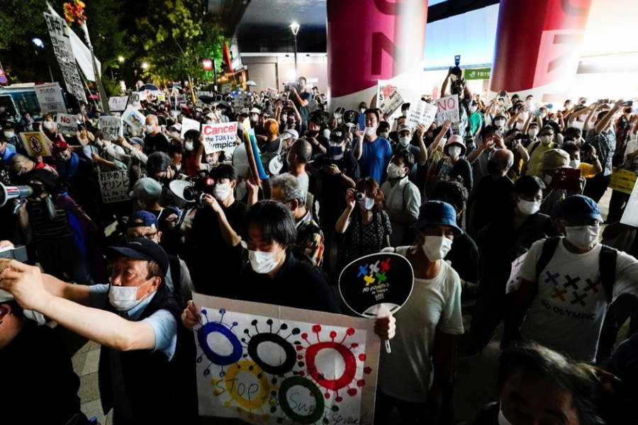 Manifestaciones en la inauguración de los juegos Olímpicos dejan un detenido