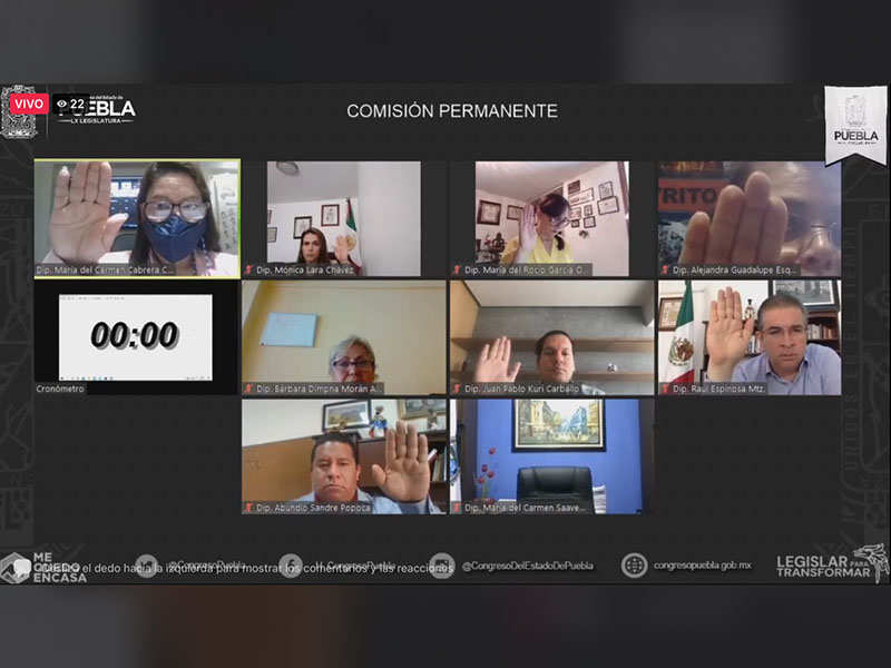Turna LX Legislatura a comisiones unidas la iniciativa del Ejecutivo para expedir Ley de Búsqueda de Personas del Estado de Puebla