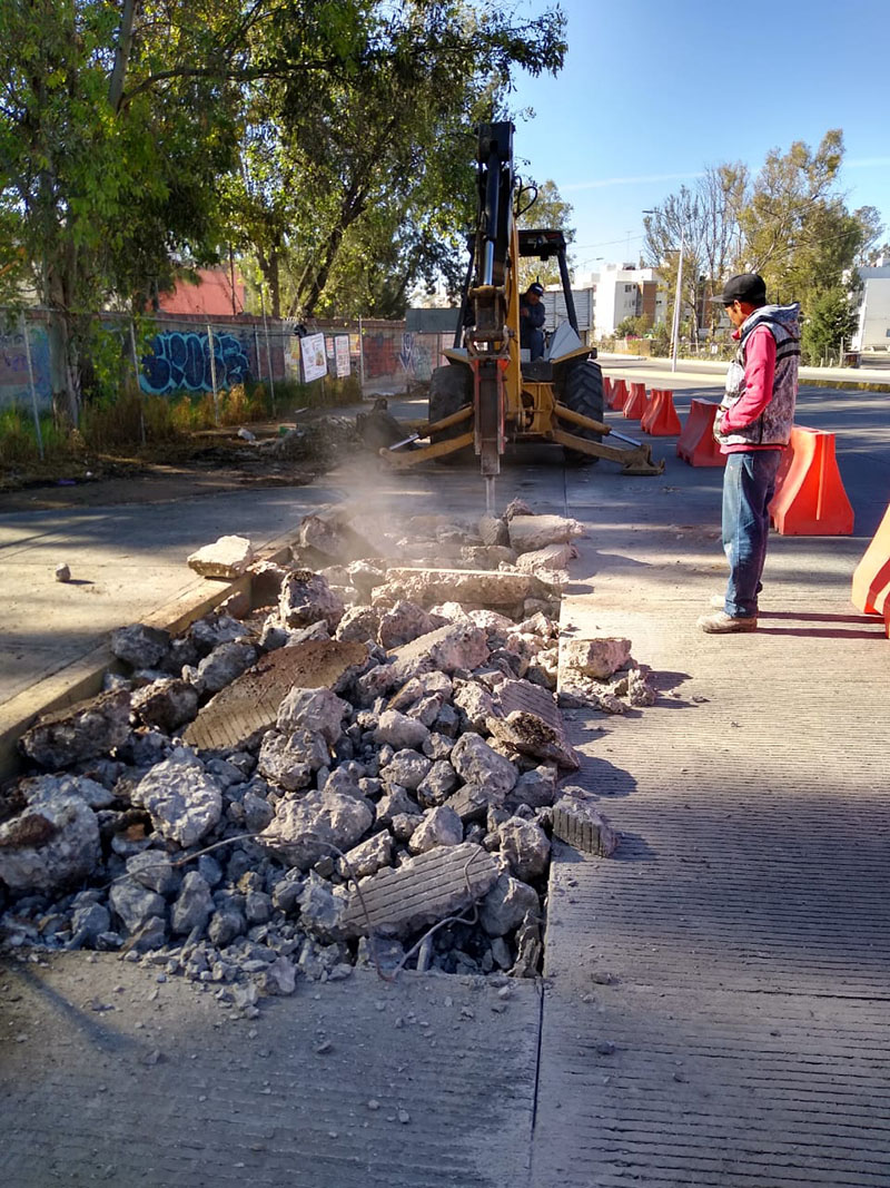 Agua de Puebla reparará ocho fugas de agua ubicadas bajo concreto hidráulico