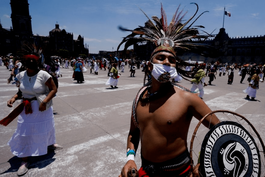 AMLO pide perdón a los pueblos indígenas por la Conquista de Tenochtitlán
