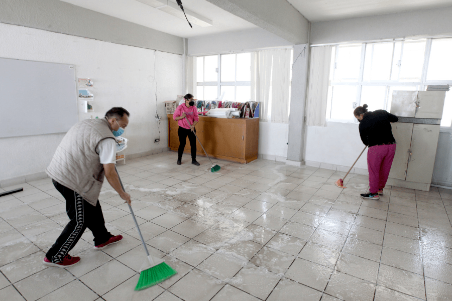 Alistan escuelas de Puebla ante el inminente regreso a las aulas