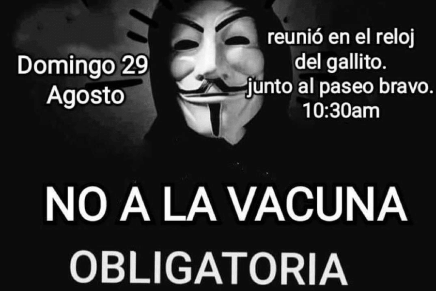 Convocan a marcha contra la aplicación de la vacuna antiCOVID en Puebla