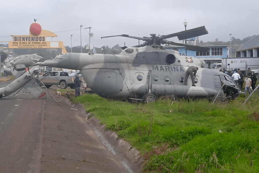 Secretario de Gobierno de Veracruz sufre accidente áereo