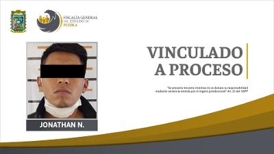 FGE obtuvo vinculación a proceso de presunto tratante de su pareja