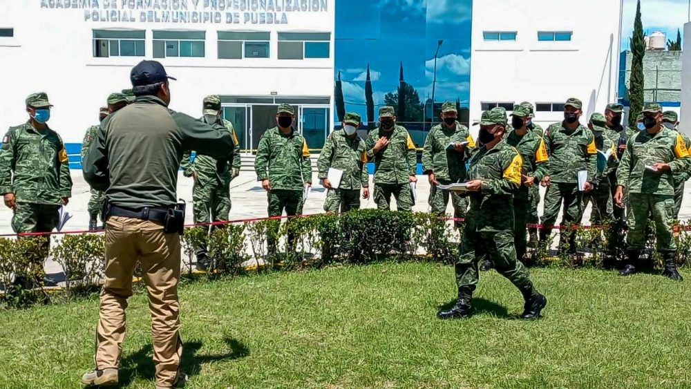 Impartió SSC de Puebla curso sobre el sistema de justicia penal acusatorio a elementos de la Sedena