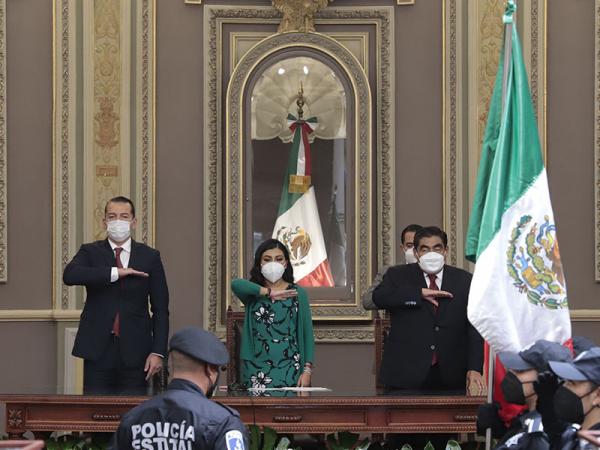 Acude gobernador Barbosa Huerta a la instalación de la LXI Legislatura