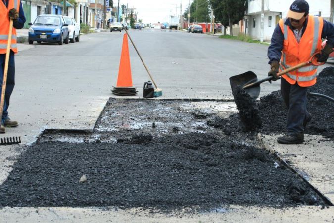 Administración de Rivera Vivanco tapa 927 mil metros cuadrados de baches