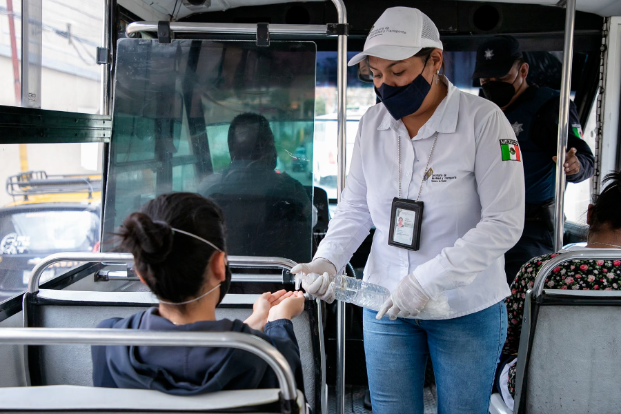 Realizan inspecciones en 124 unidades del transporte público