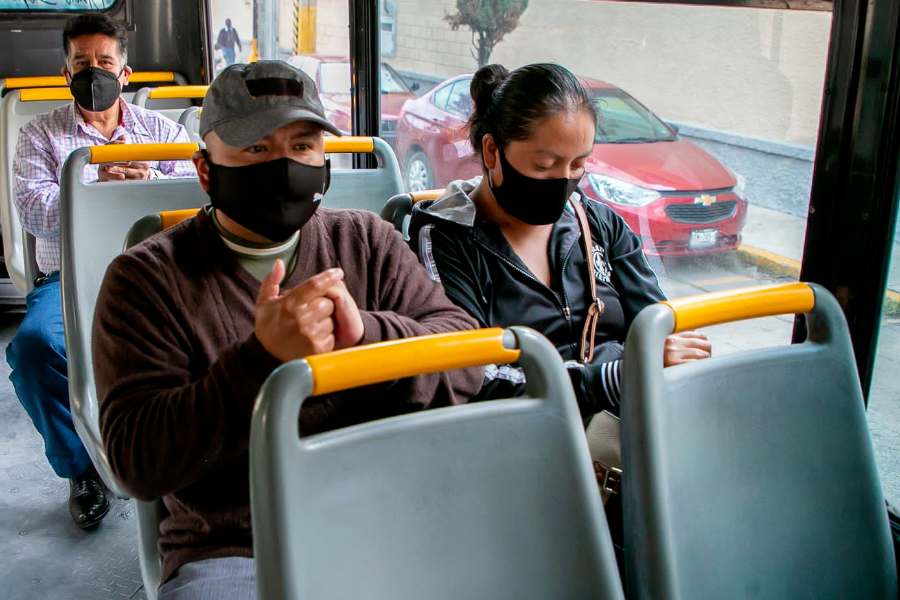 Secretaría de Movilidad y Transporte realiza inspecciones sanitarias en 75 rutas de la capital poblana