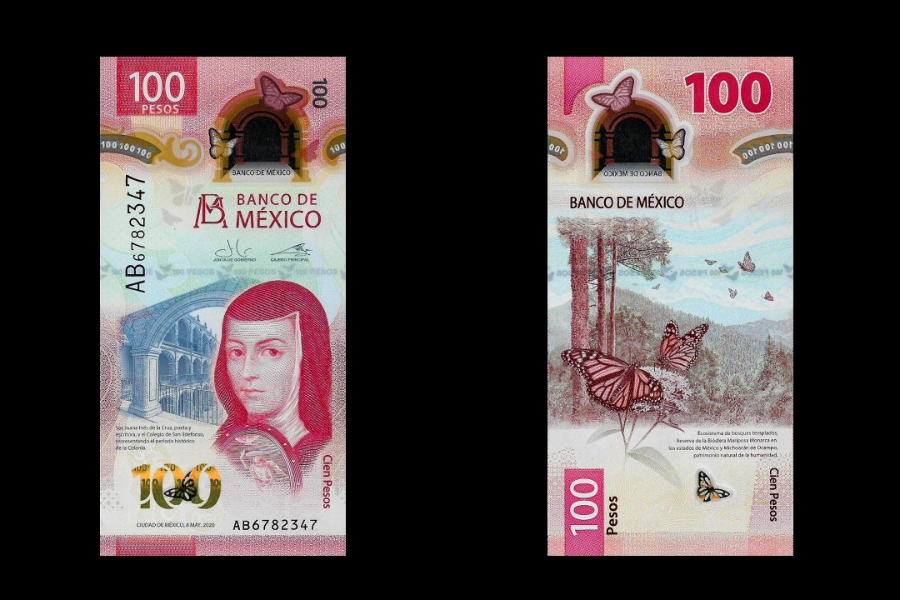 Nuevo billete de 100 pesos es nombrado el mejor del año