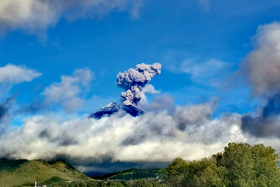¡Lo que faltaba: el «Popo» presenta dos explosiones!