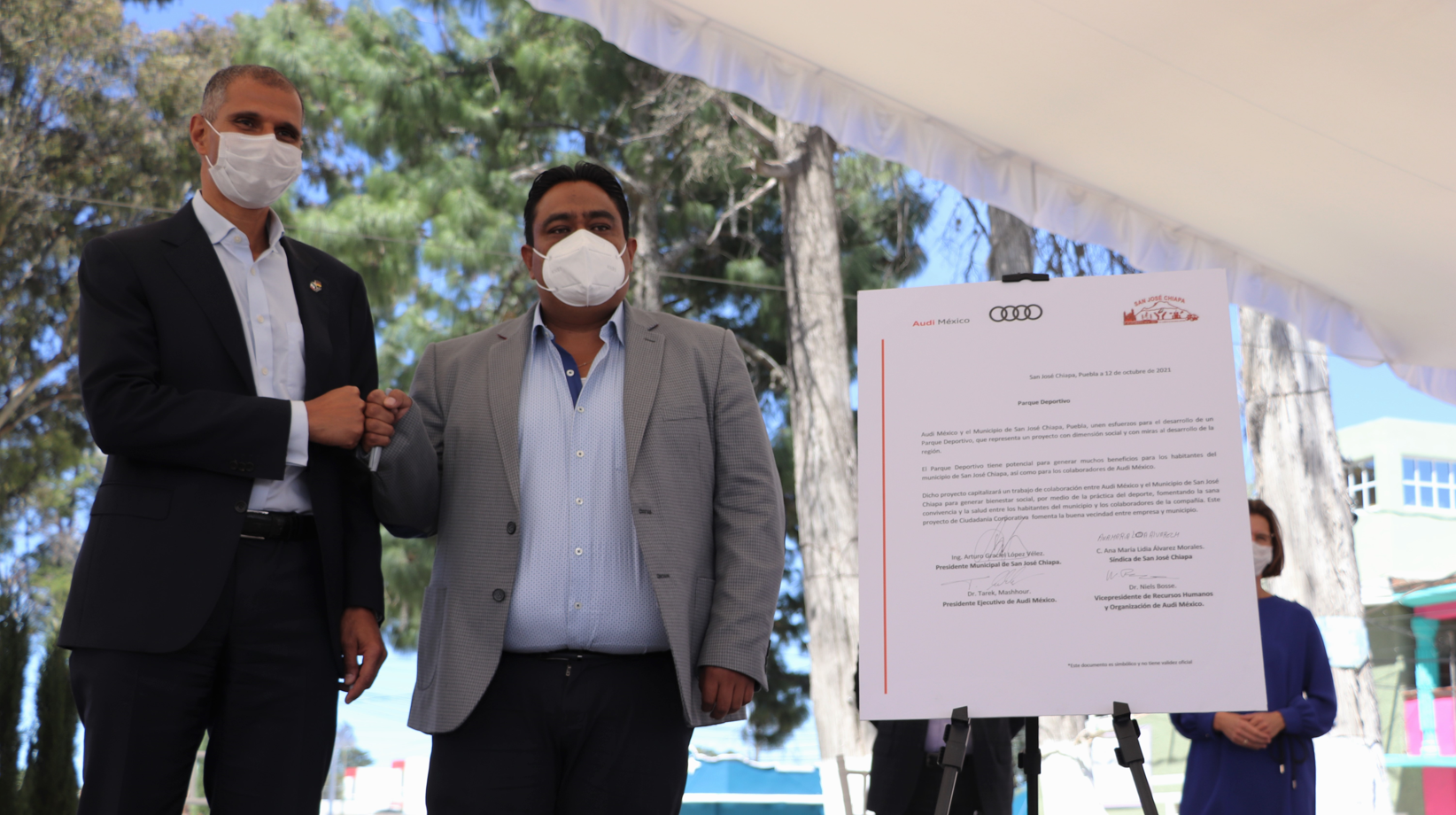 Audi México patrocinará un parque deportivo en San José Chiapa
