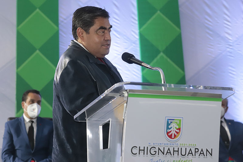 Seré un aliado del gobierno de Chignahuapan, afirma Barbosa