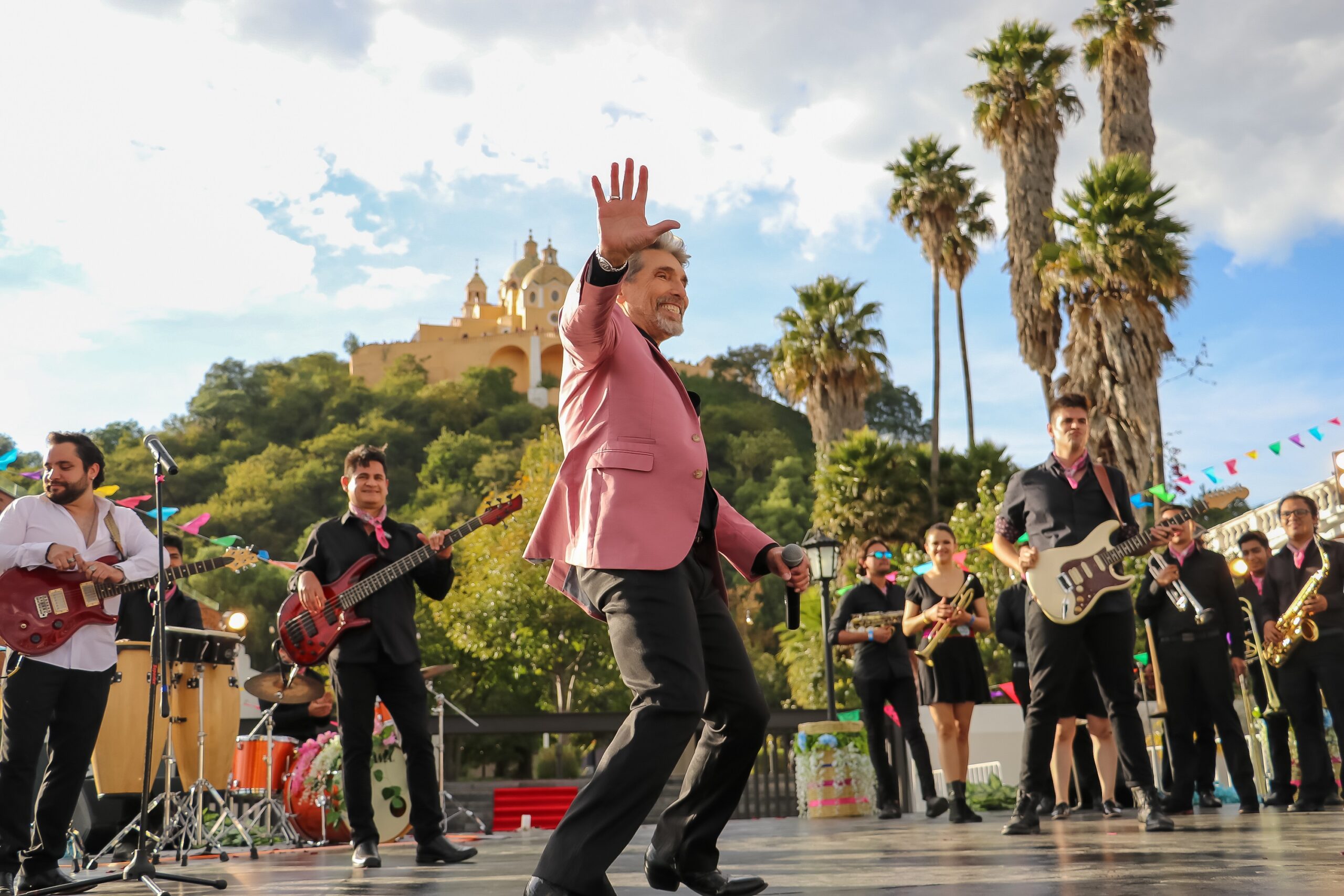 Con grabación de videoclips, Diego Verdaguer participa en «¡Que Reviva Puebla!»