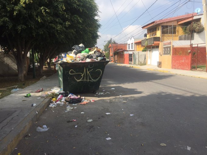 Ayuntamiento de San Andrés Cholula suspende servicio de recolección de basura este 2 de noviembre