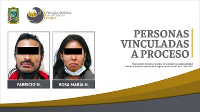 Madre y padrastro vinculados a proceso por el homicidio de una menor de edad