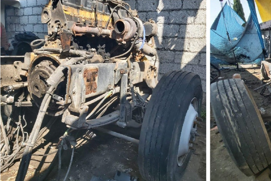 Recuperan en Esperanza un tractocamión desvalijado