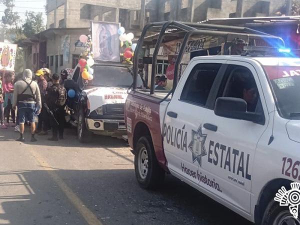 Policía Estatal dará seguridad a peregrinos en su transitar rumbo a la Basílica de Guadalupe