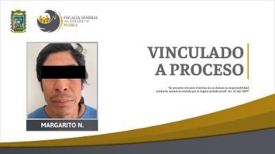 Vinculado a proceso por violación equiparada de una menor de edad