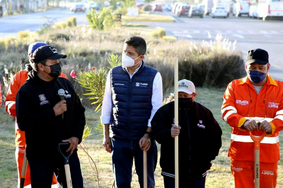 El Ayuntamiento de Puebla intervenido más de un millón de metros cuadrados de áreas verdes y ha reparado más de 2 mil puntos de luz