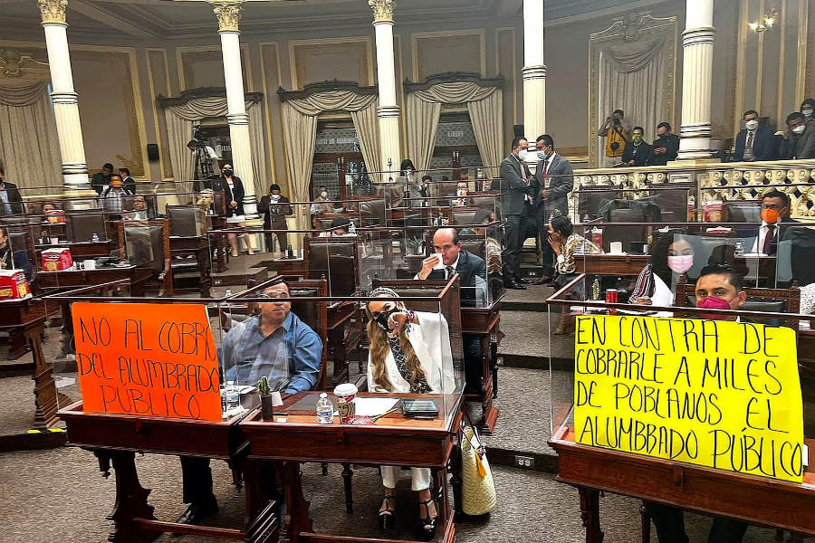 Diputados del PRI-PAN estarían planeando la consumación del impuestazo al alumbrado público