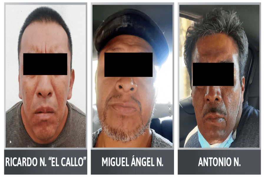 “El Callo” y dos cómplices fueron detenidos, confirma la Fiscalía de Puebla