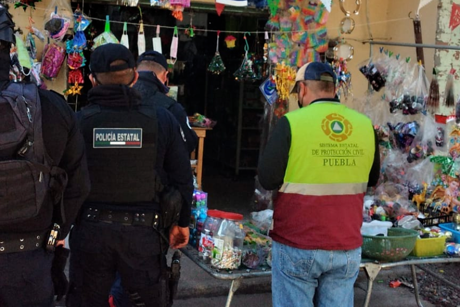 Policía Estatal decomisa pirotecnia en Tlapanalá